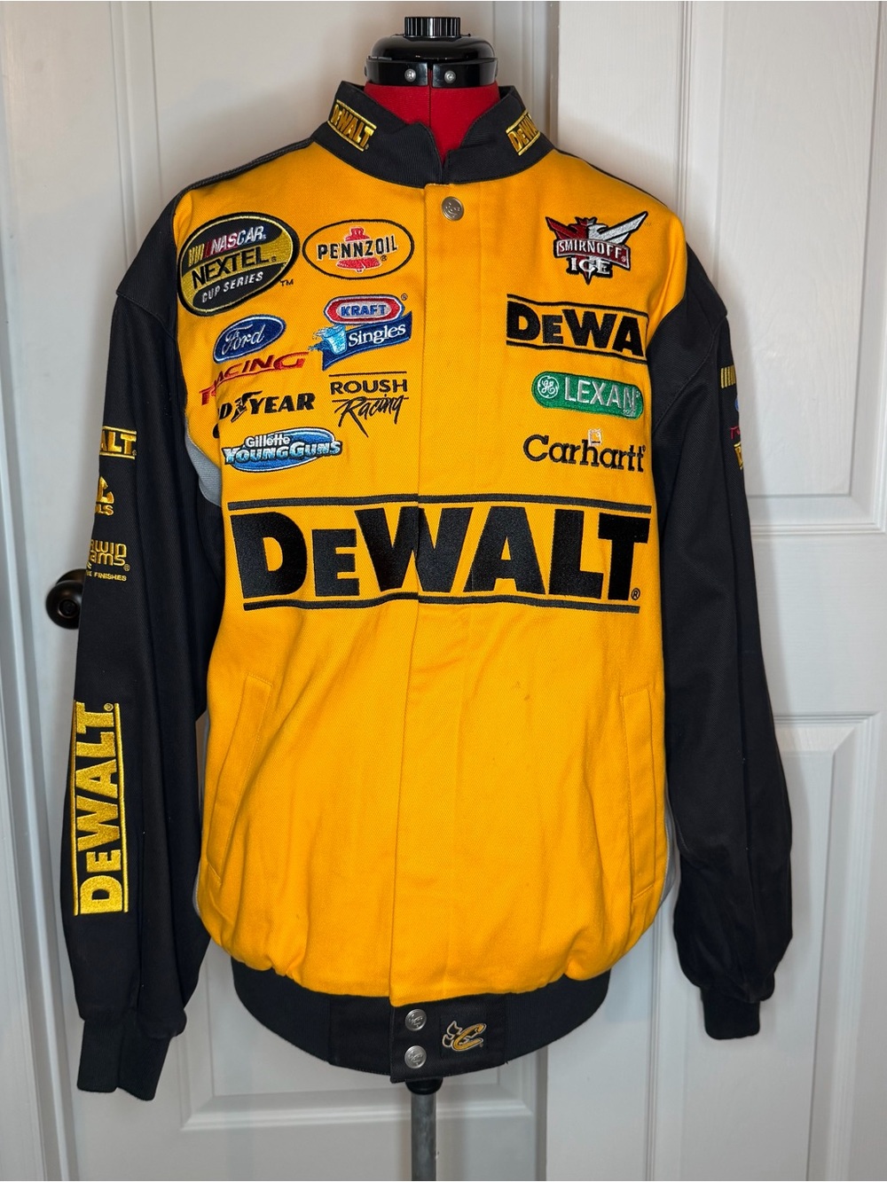 Vtg Chase Authentic Drivers Line Matt Kenseth 17 Dewalt Jacket Mens M NASCAR